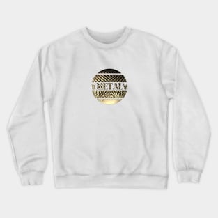 Metal gold Crewneck Sweatshirt